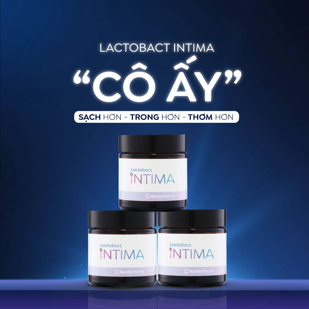 Combo 3 Hộp Men vi sinh phụ khoa Lactobact Intima bổ sung lợi khuẩn, Cranberry, D-Mannose từ Đức